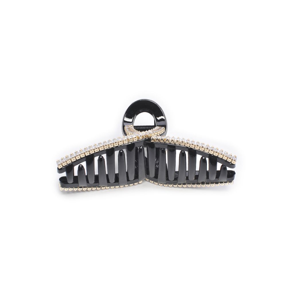 Product Image of Urban Expressions Giulia Hair Claw Clip Hair Claw 818209013574 View 3 | Black