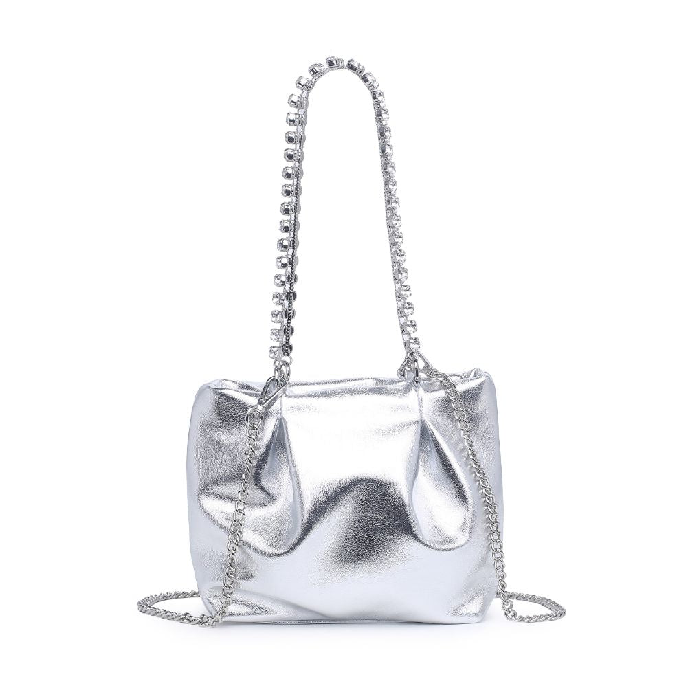 Product Image of Urban Expressions Marceline Evening Bag 840611116147 View 5 | Silver