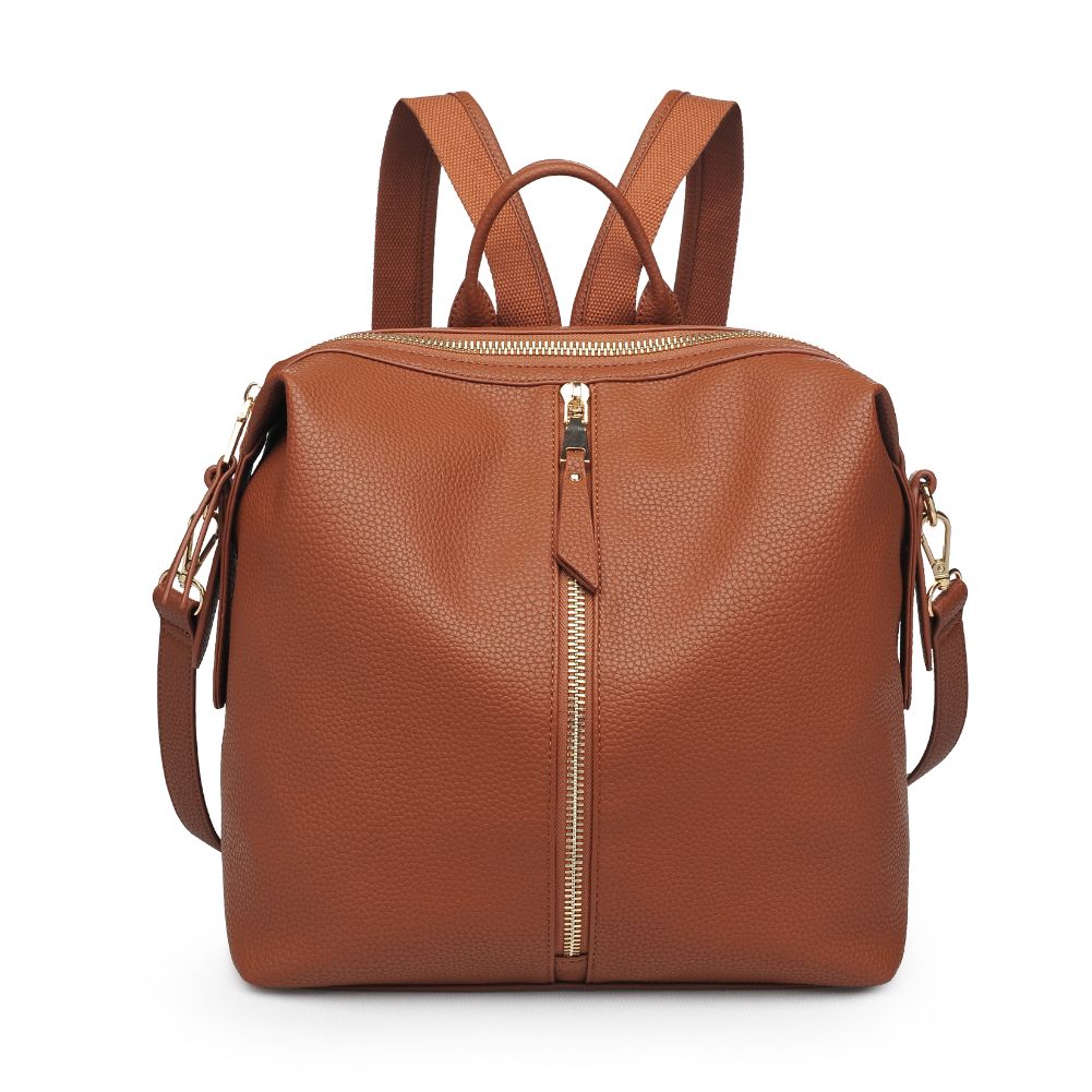 Product Image of Urban Expressions Kenzie Backpack 840611133601 View 5 | Cognac