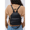 Woman wearing Black Urban Expressions Uri Backpack 840611113580 View 1 | Black