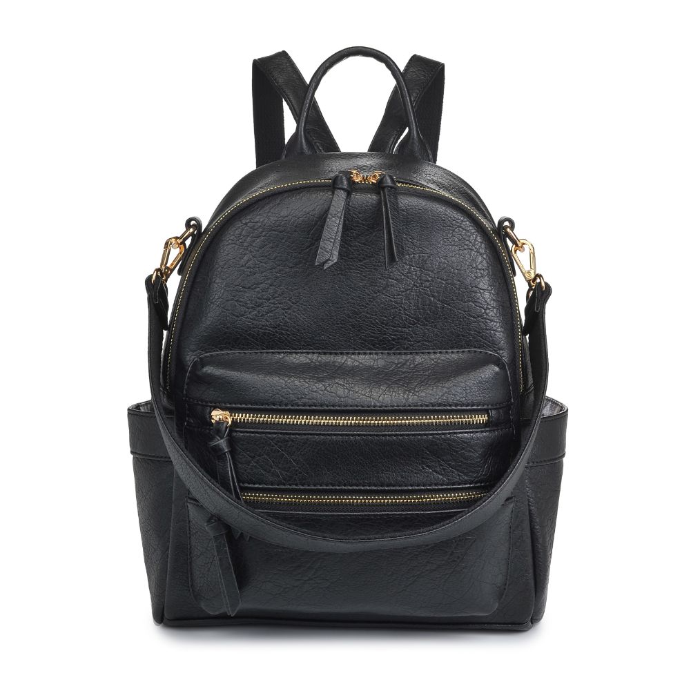 Product Image of Urban Expressions Reva Backpack 840611185235 View 5 | Black