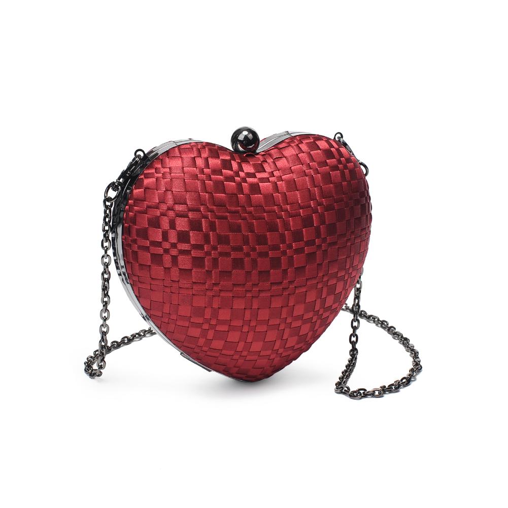 Product Image of Urban Expressions Amara Evening Bag 840611133427 View 2 | Burgundy