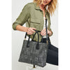 Woman wearing Black Urban Expressions Brynn Satchel NA-840611153135 View 1 | Black