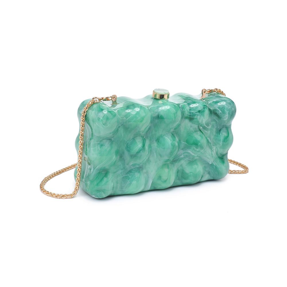 Product Image of Urban Expressions Waverly Evening Bag 840611132703 View 6 | Green