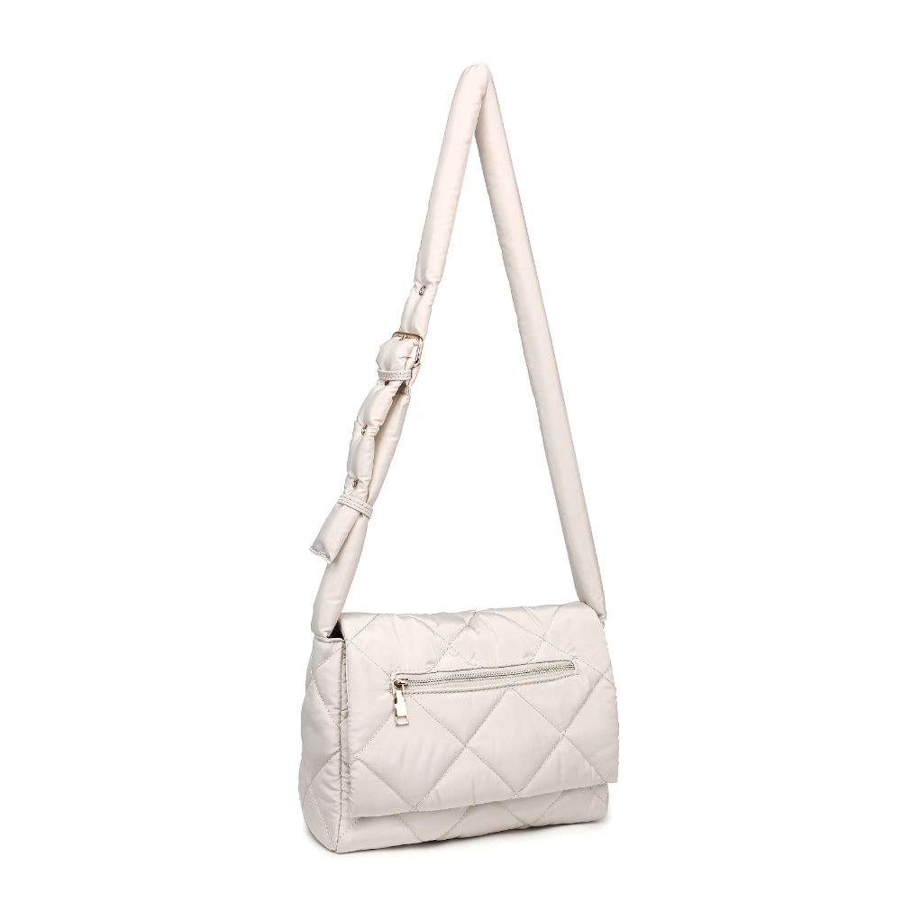 Product Image of Urban Expressions Carson - Quilted Nylon Crossbody 840611114525 View 7 | Off White