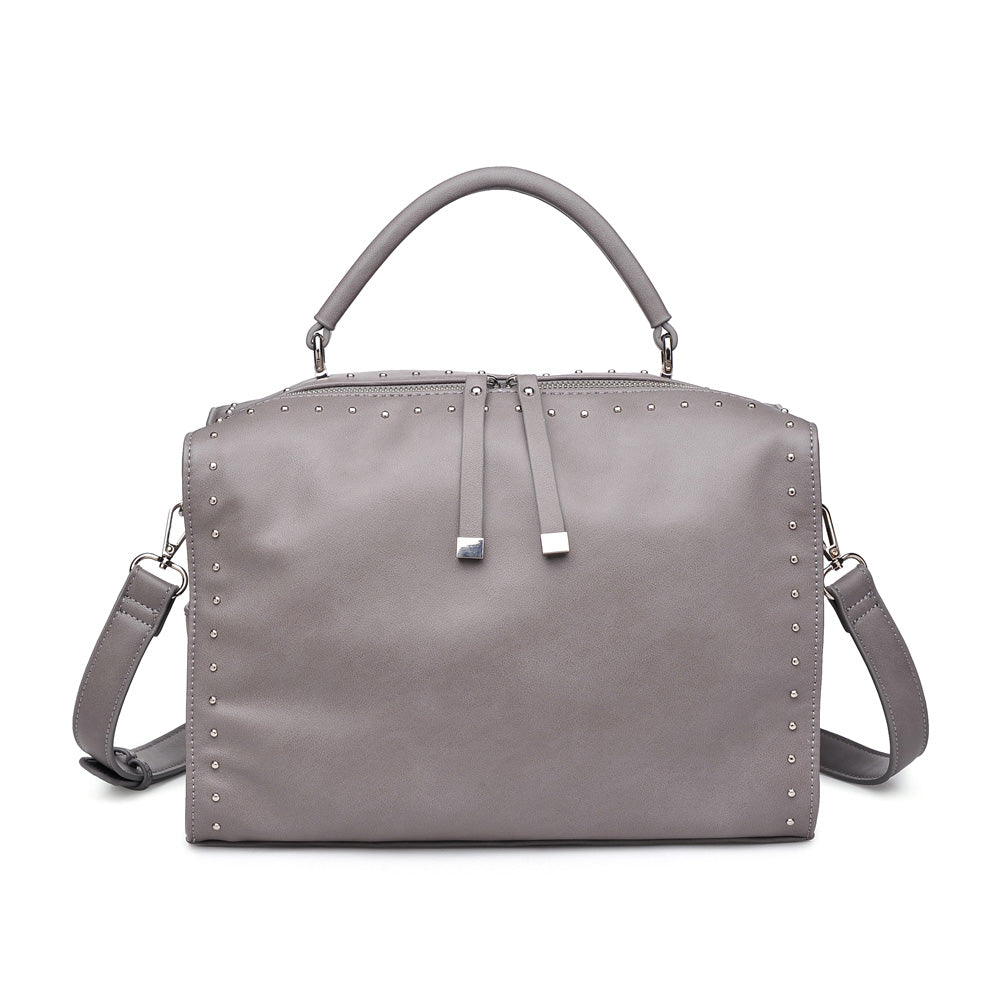 Product Image of Urban Expressions Madden Satchel 840611153753 View 5 | Grey