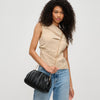 Woman wearing Black Urban Expressions Philippa Clutch 840611193827 View 1 | Black