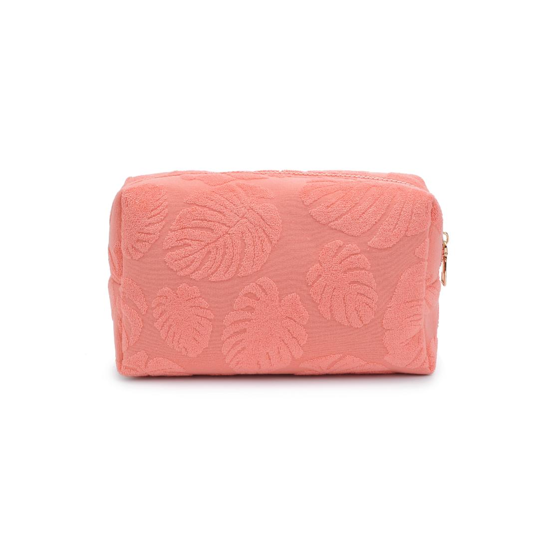 Product Image of Urban Expressions Palm Breeze Cosmetic Pouch 840611195302 View 7 | Peach