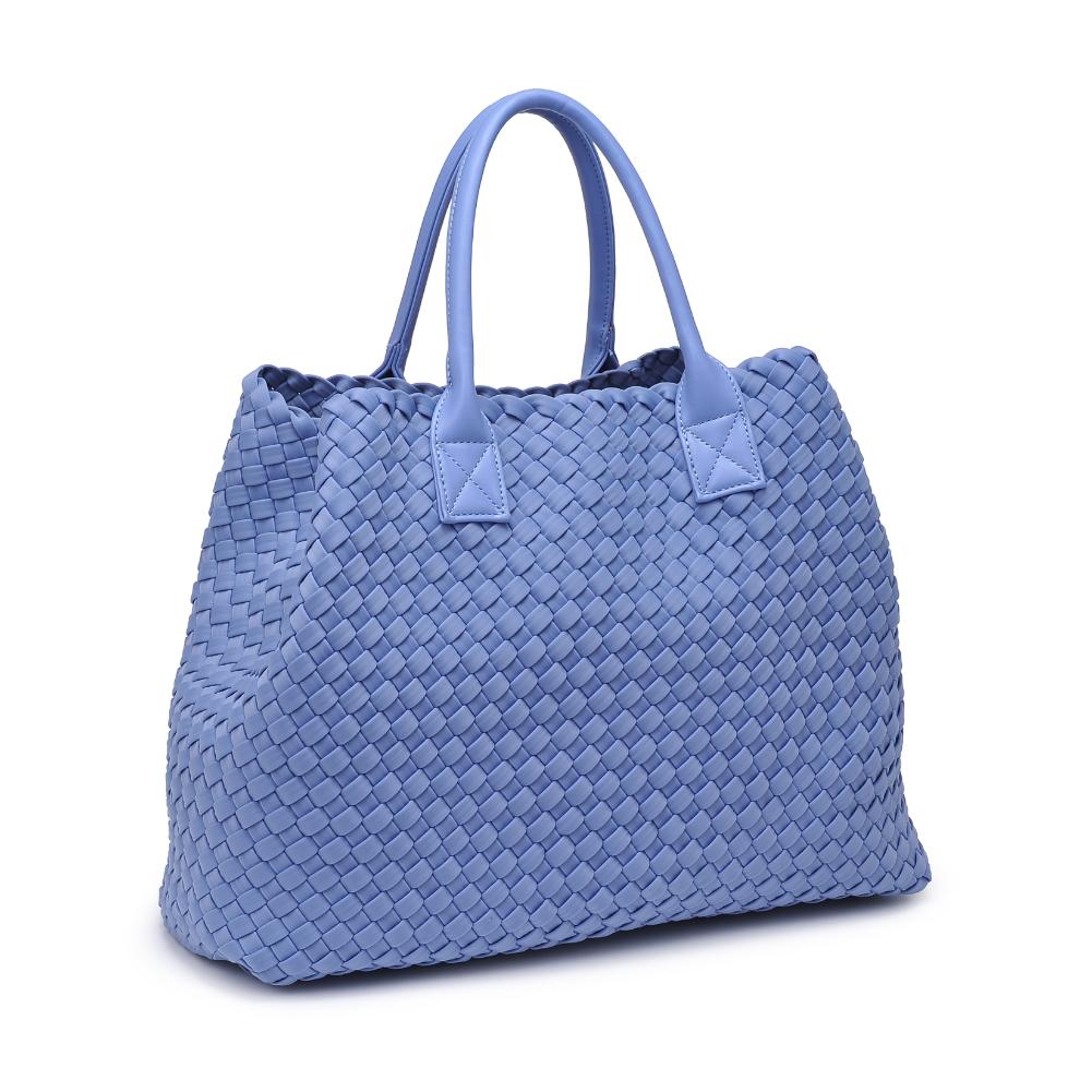 Product Image of Urban Expressions Ithaca - Woven Neoprene Tote 840611128751 View 6 | Periwinkle