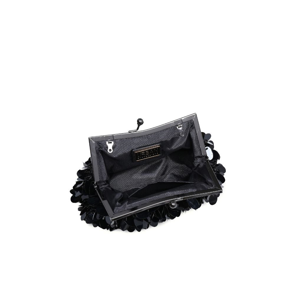 Product Image of Urban Expressions Ariana Evening Bag 840611115492 View 8 | Black