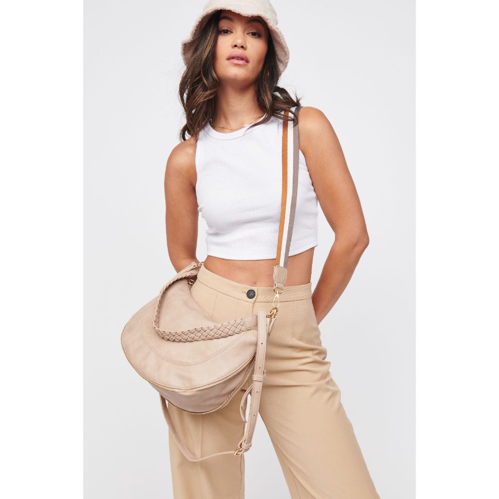 Woman wearing Natural Urban Expressions Virginia Crossbody 818209015240 View 1 | Natural