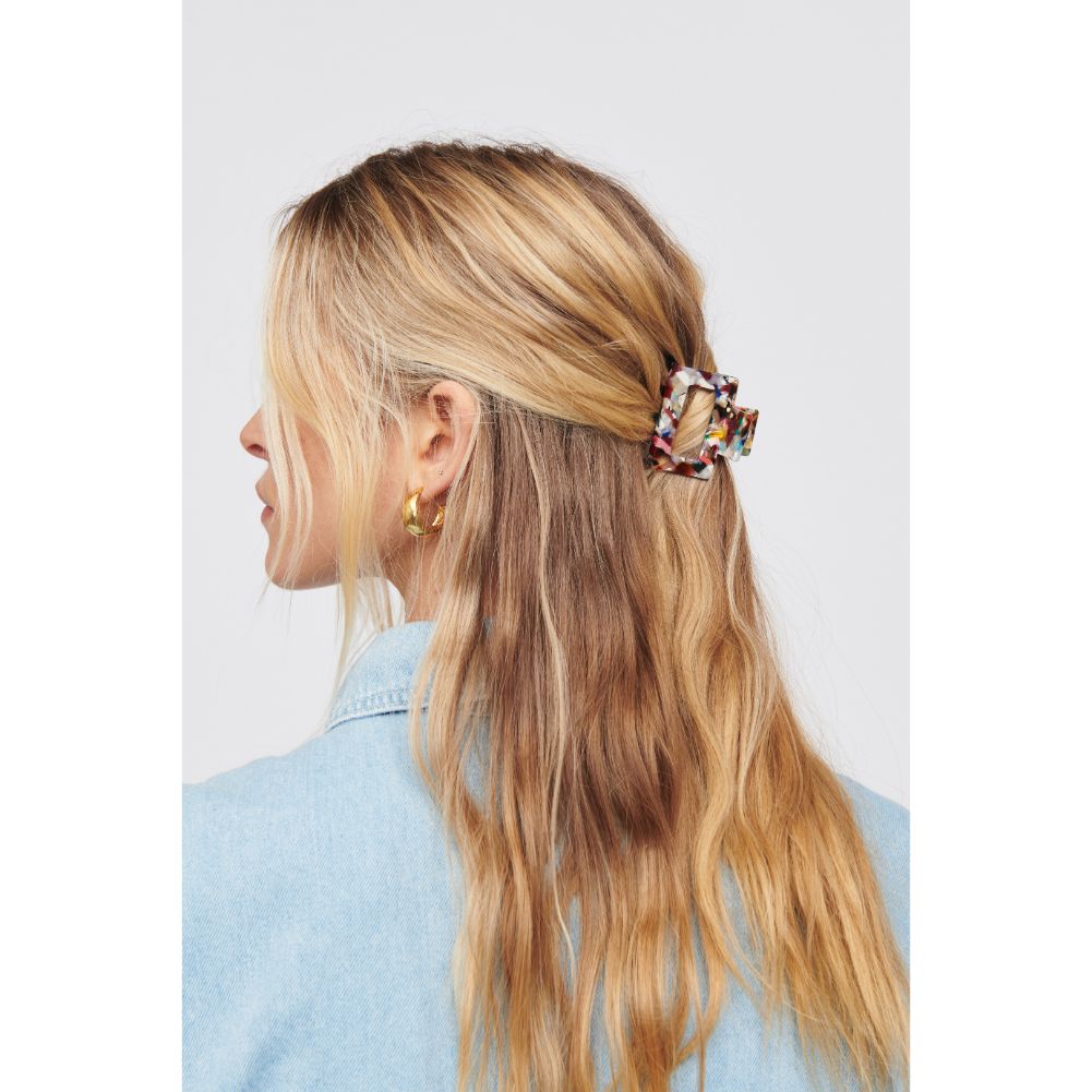 Product Image of Urban Expressions Valentina Hair Claw Clip Hair Claw 818209013529 View 5 | Green Multi