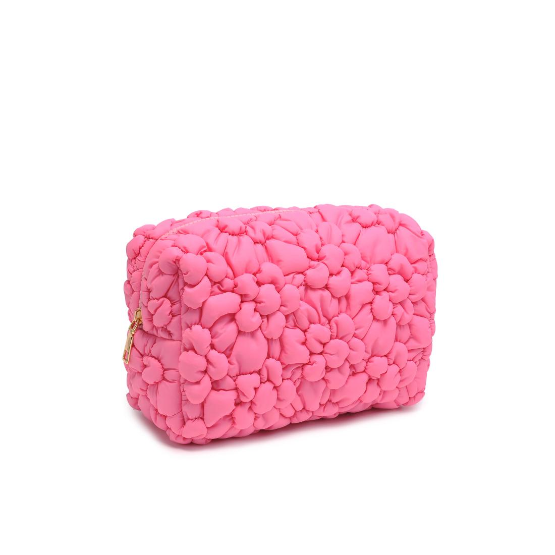 Product Image of Urban Expressions Flora Pop - Nylon Cosmetic Pouch 840611144225 View 6 | Pink