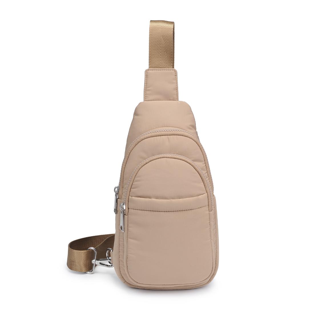 Product Image of Urban Expressions Kenny Sling Backpack 840611124975 View 5 | Natural