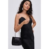 Woman wearing Black Urban Expressions Marceline Evening Bag 840611116116 View 1 | Black