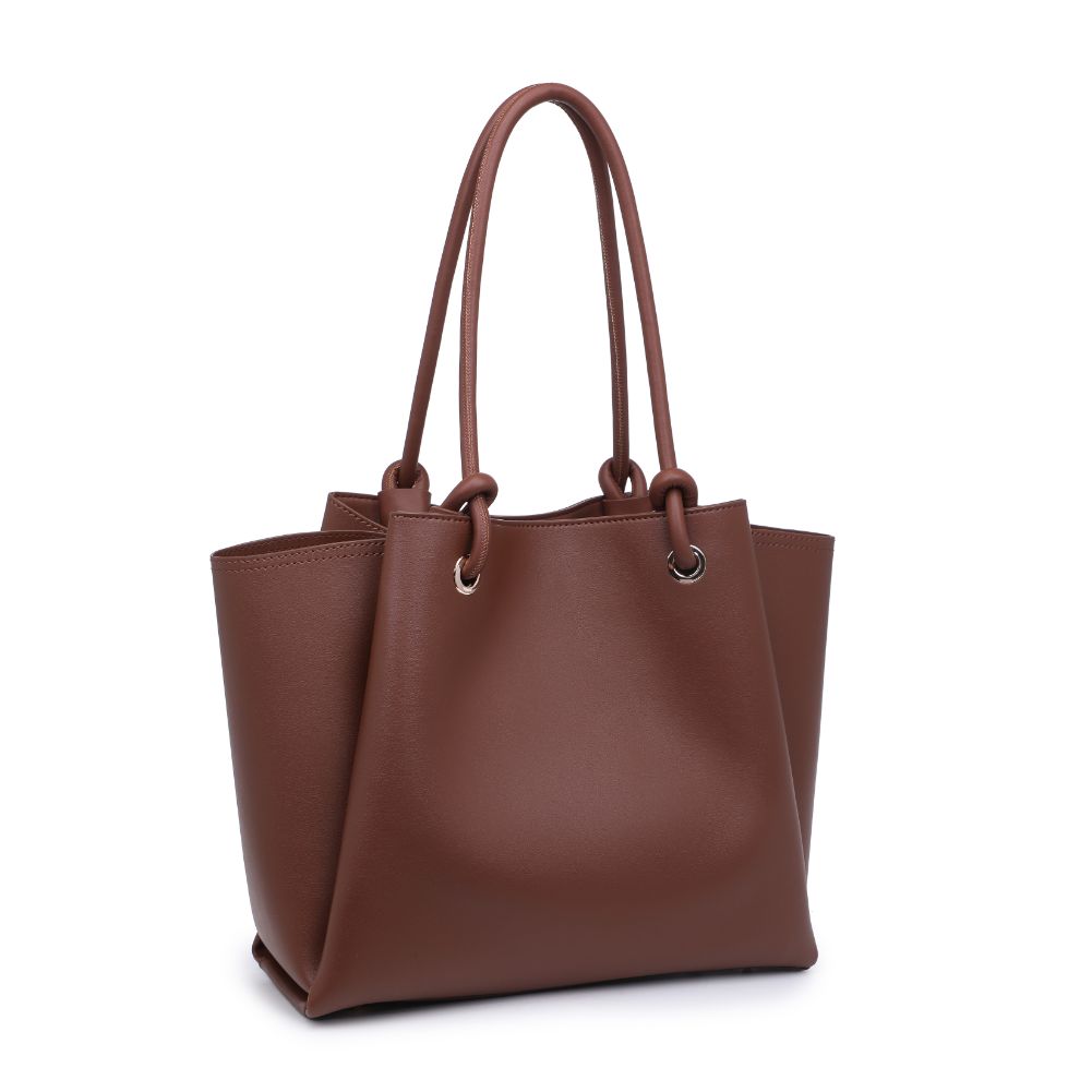 Product Image of Urban Expressions Brielle Tote 840611115140 View 6 | Chocolate