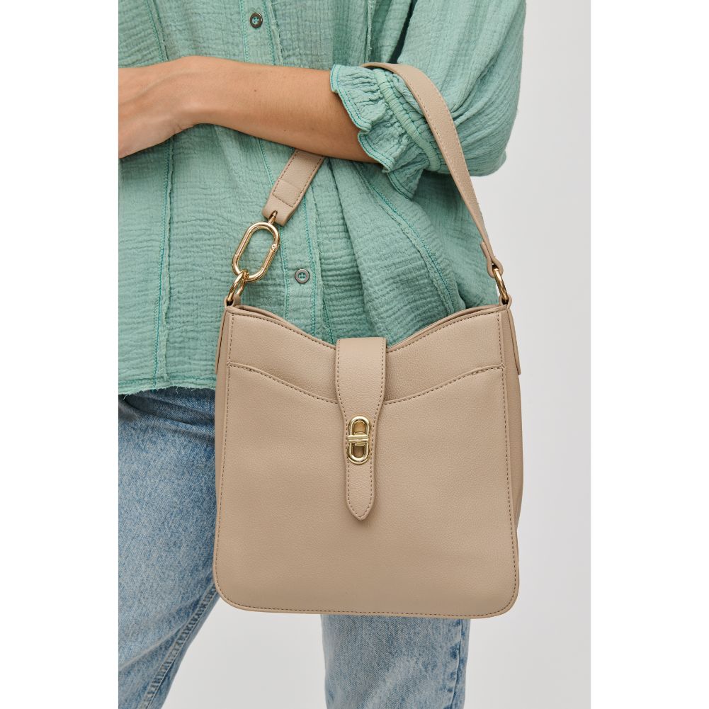 Woman wearing Natural Urban Expressions Ruby Crossbody 840611113665 View 1 | Natural