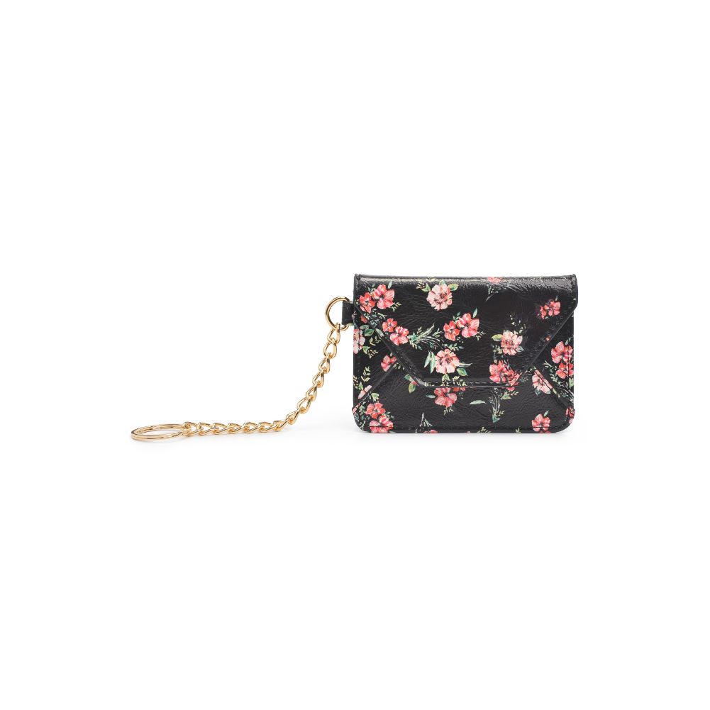 Product Image of Urban Expressions Gia - Floral Card Holder 840611181862 View 5 | Black