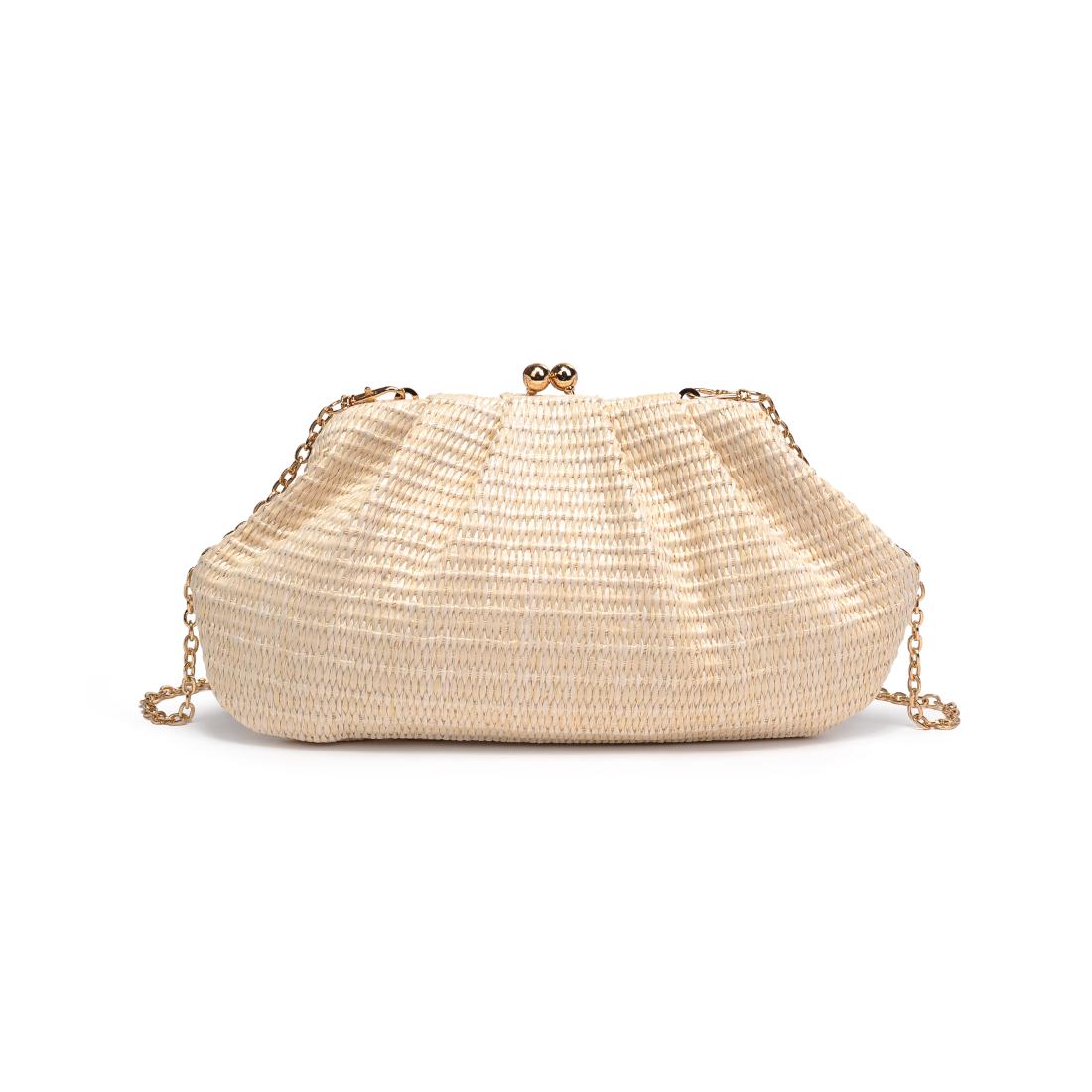 Product Image of Urban Expressions Triana Clutch 840611156518 View 7 | Ivory