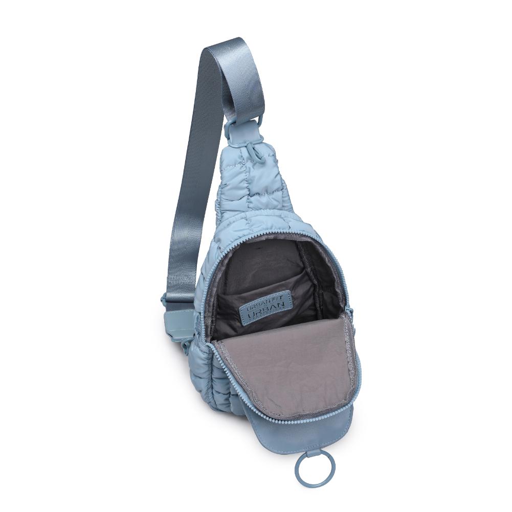 Product Image of Urban Expressions Bristol Sling Backpack 840611128331 View 8 | Sky Blue