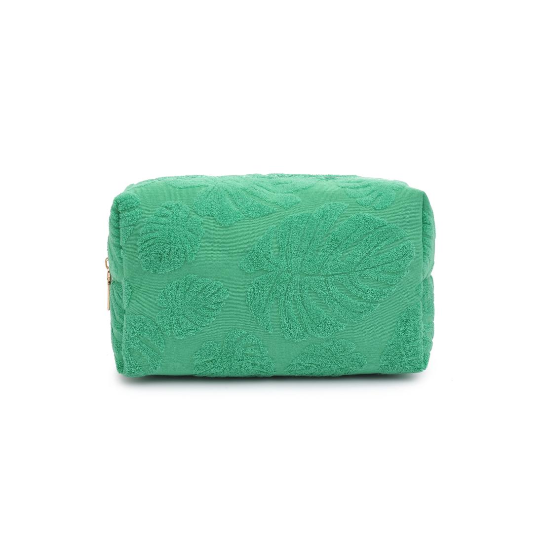 Product Image of Urban Expressions Palm Breeze Cosmetic Pouch 840611195340 View 5 | Green