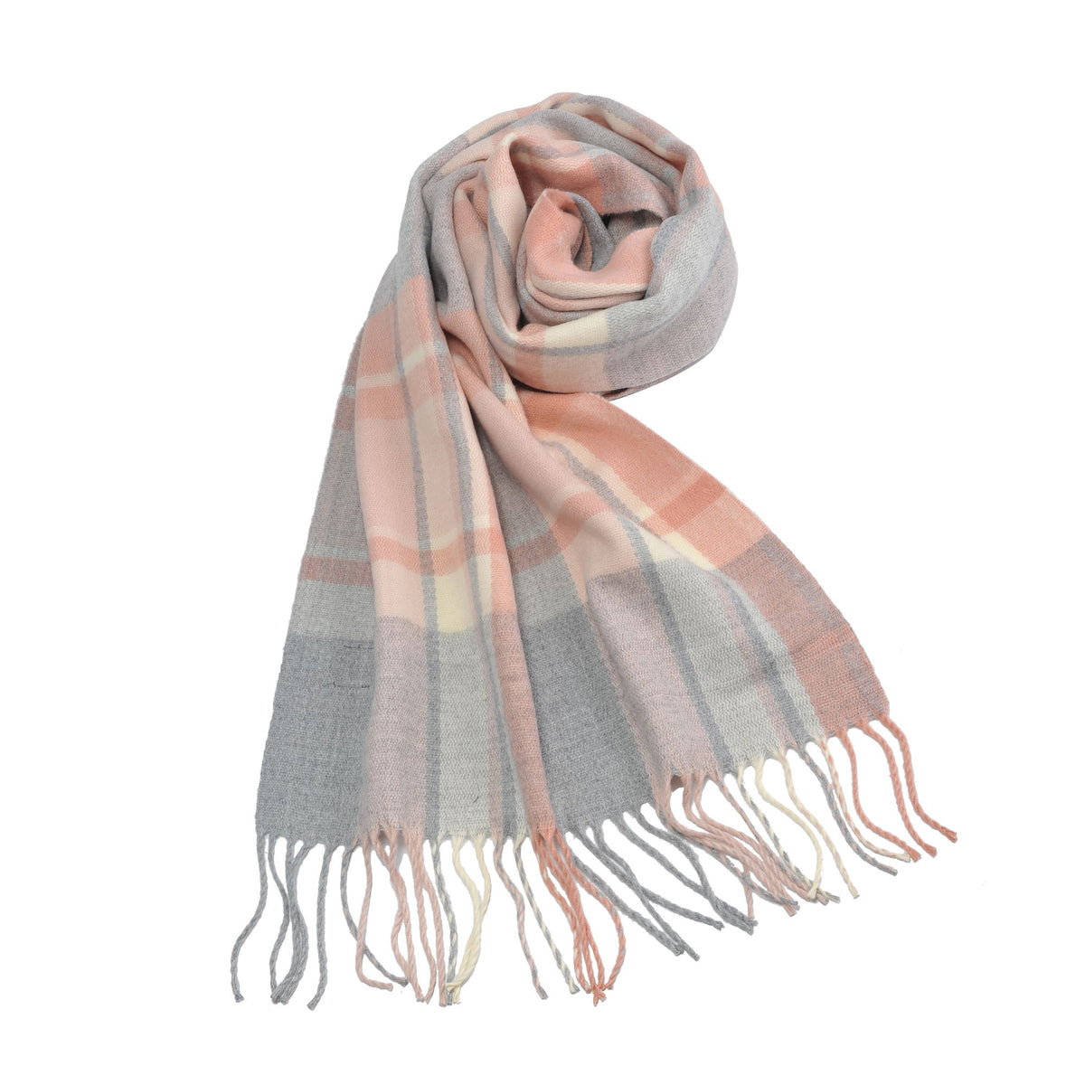 Product Image of Urban Expressions LADOUM Scarves 818209012591 View 7 | Beige Grey