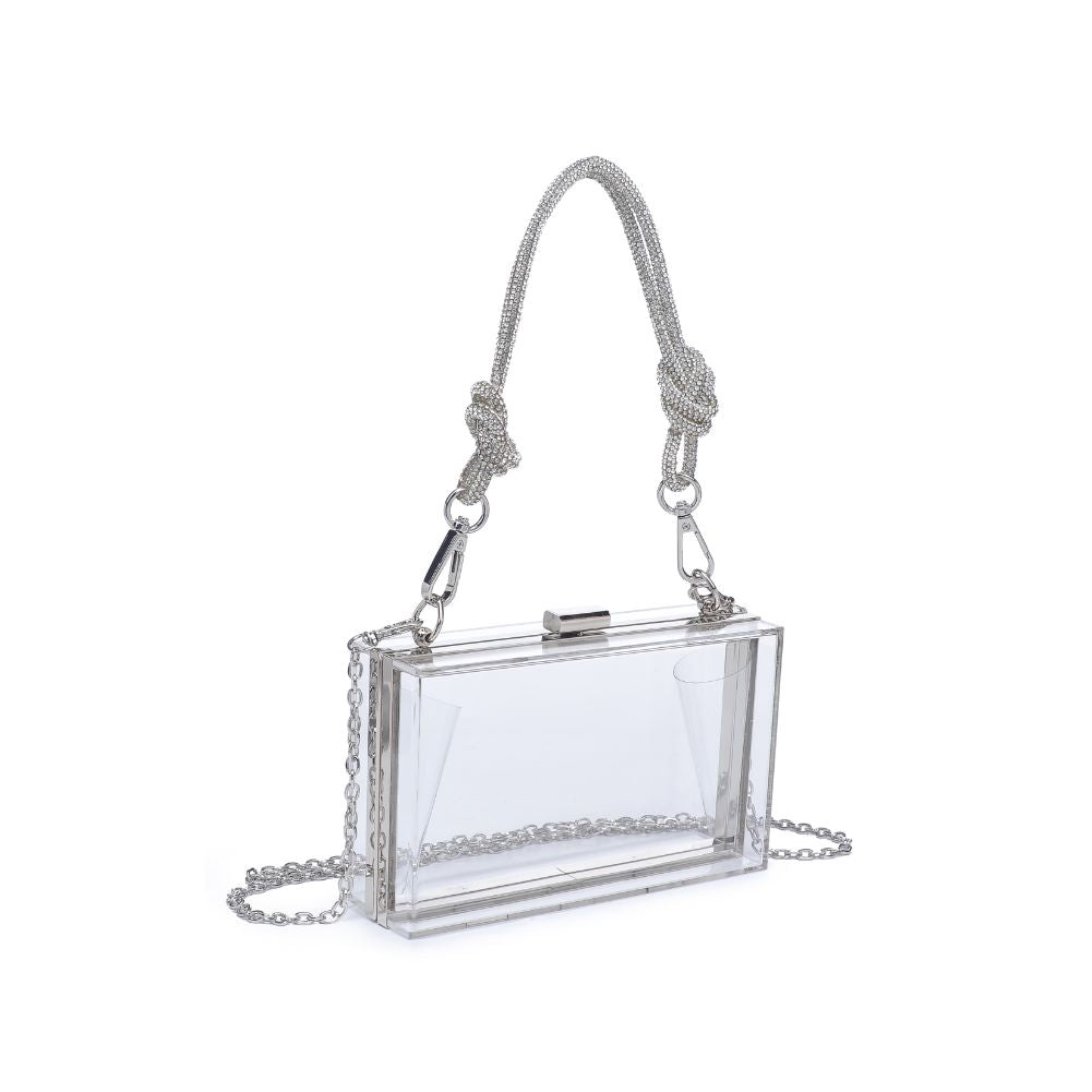 Product Image of Urban Expressions Shirley Evening Bag 840611190376 View 6 | Silver