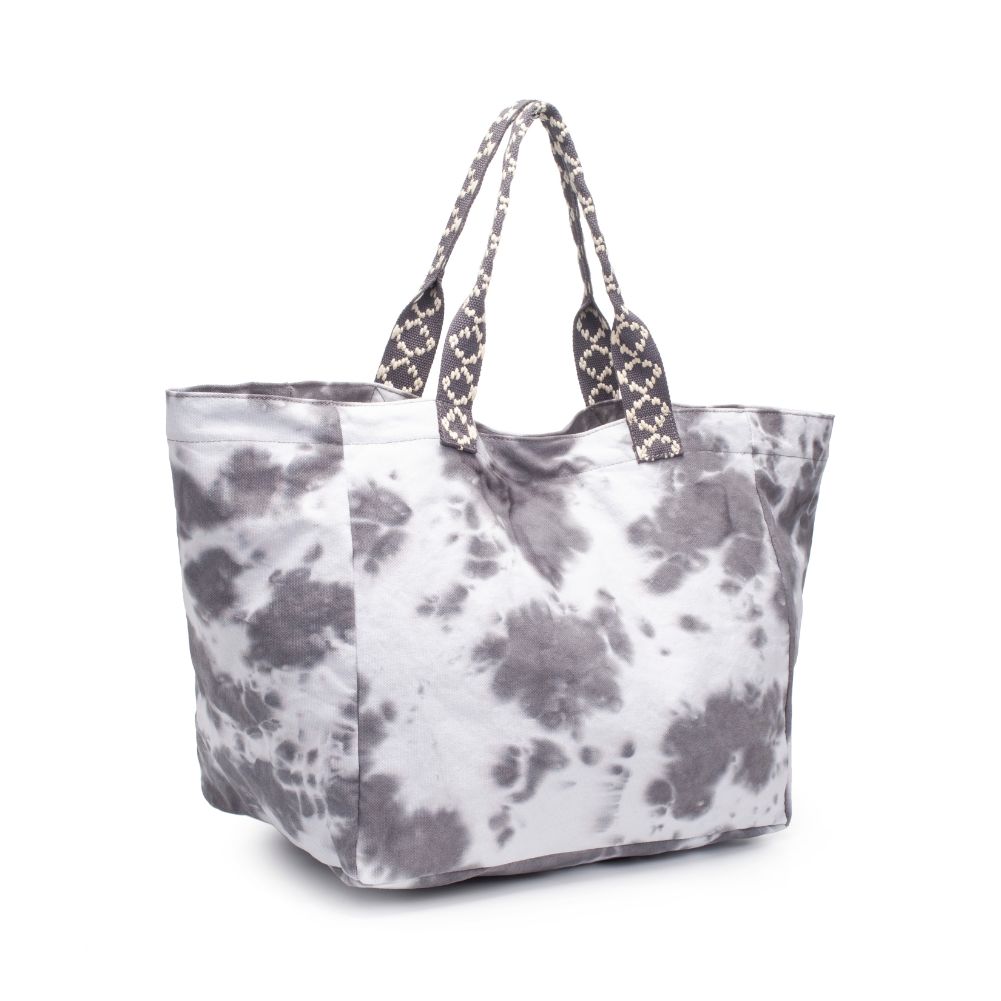 Product Image of Urban Expressions Marbella Tote 840611178985 View 6 | Grey Black