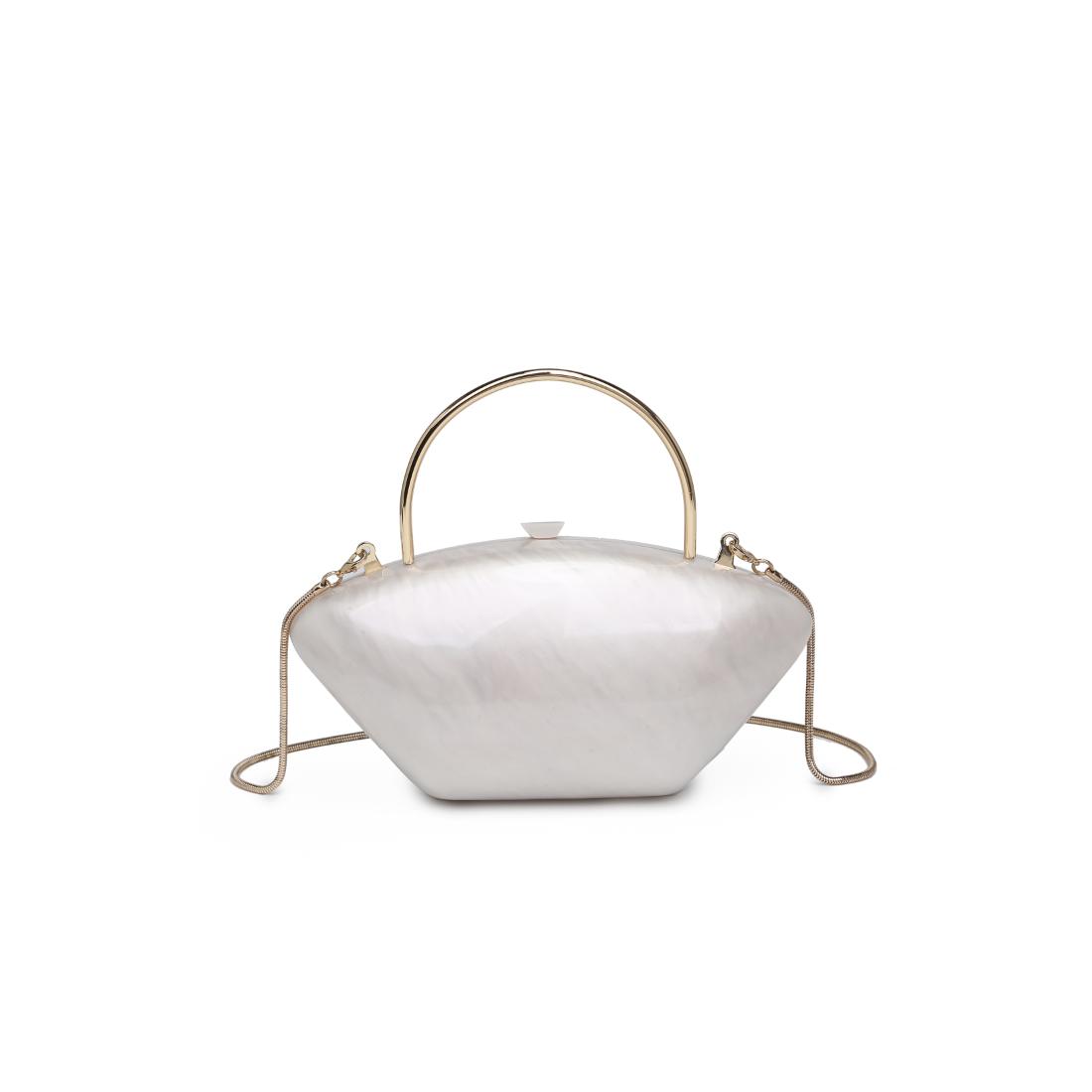 Product Image of Urban Expressions Guliana Evening Bag 840611160720 View 7 | Ivory