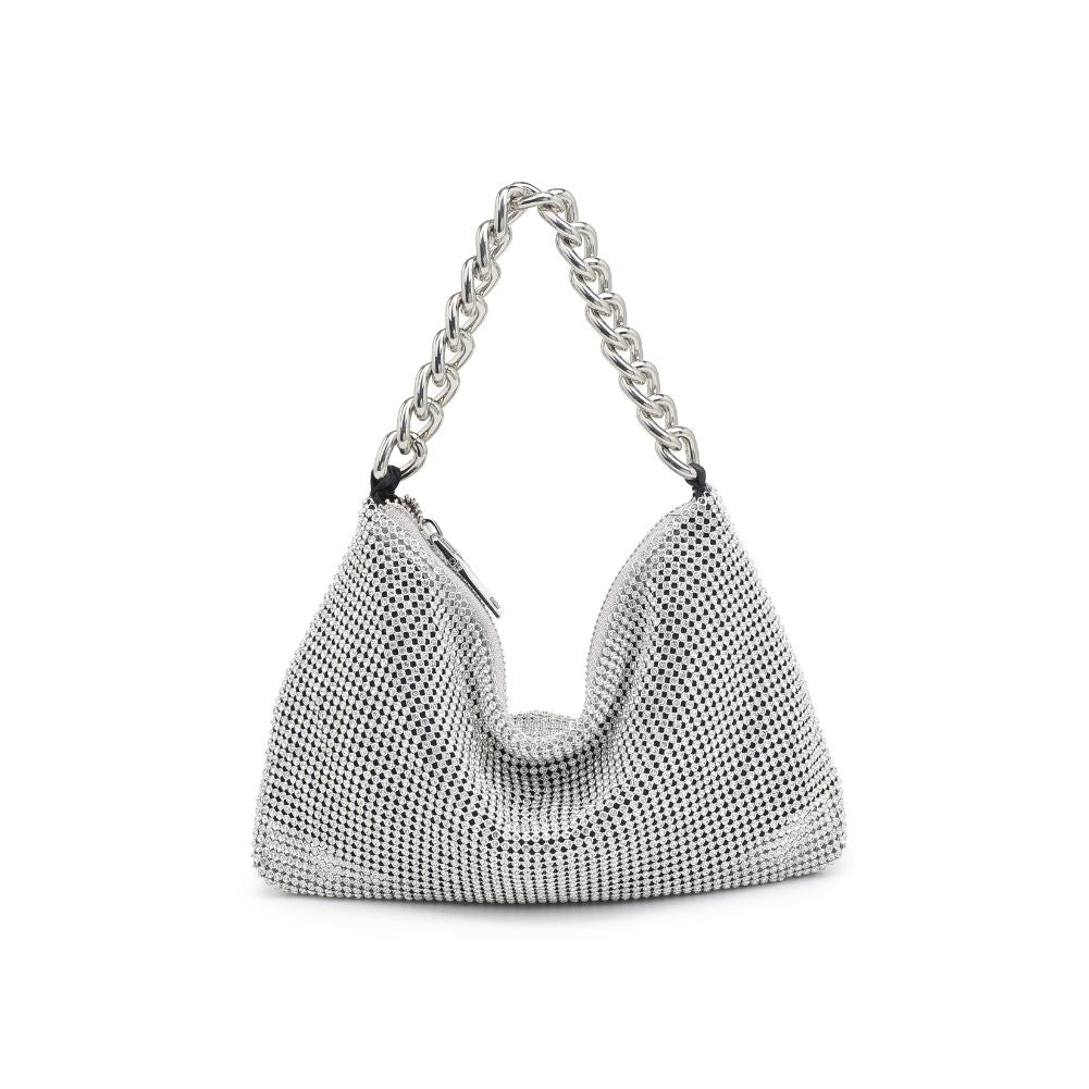 Product Image of Urban Expressions Trixie Evening Bag 840611106759 View 5 | Silver