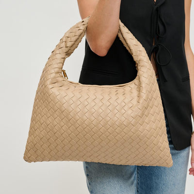 Woman wearing Natural Urban Expressions Leah Hobo 840611126481 View 1 | Natural