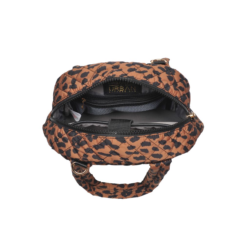 Product Image of Urban Expressions Palmer - Quilted Nylon Tote 840611185624 View 8 | Leopard