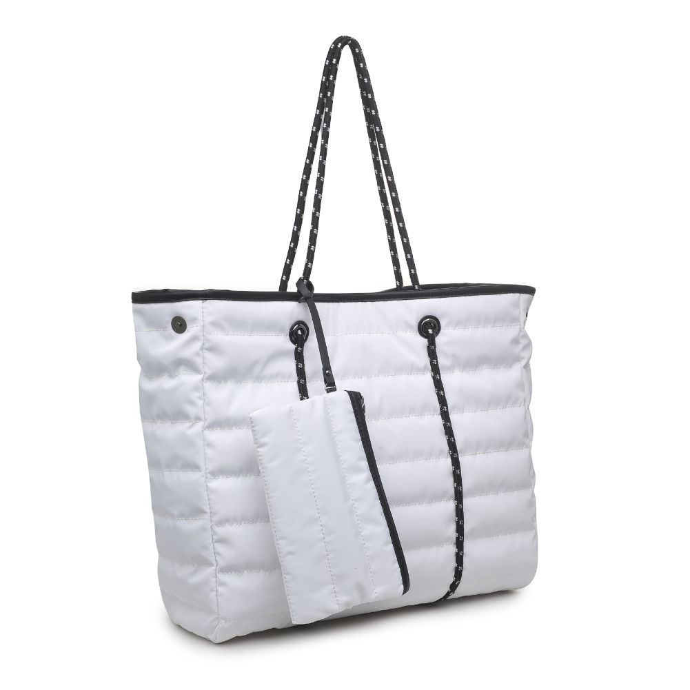 Product Image of Urban Expressions Mia Tote 840611172105 View 2 | White