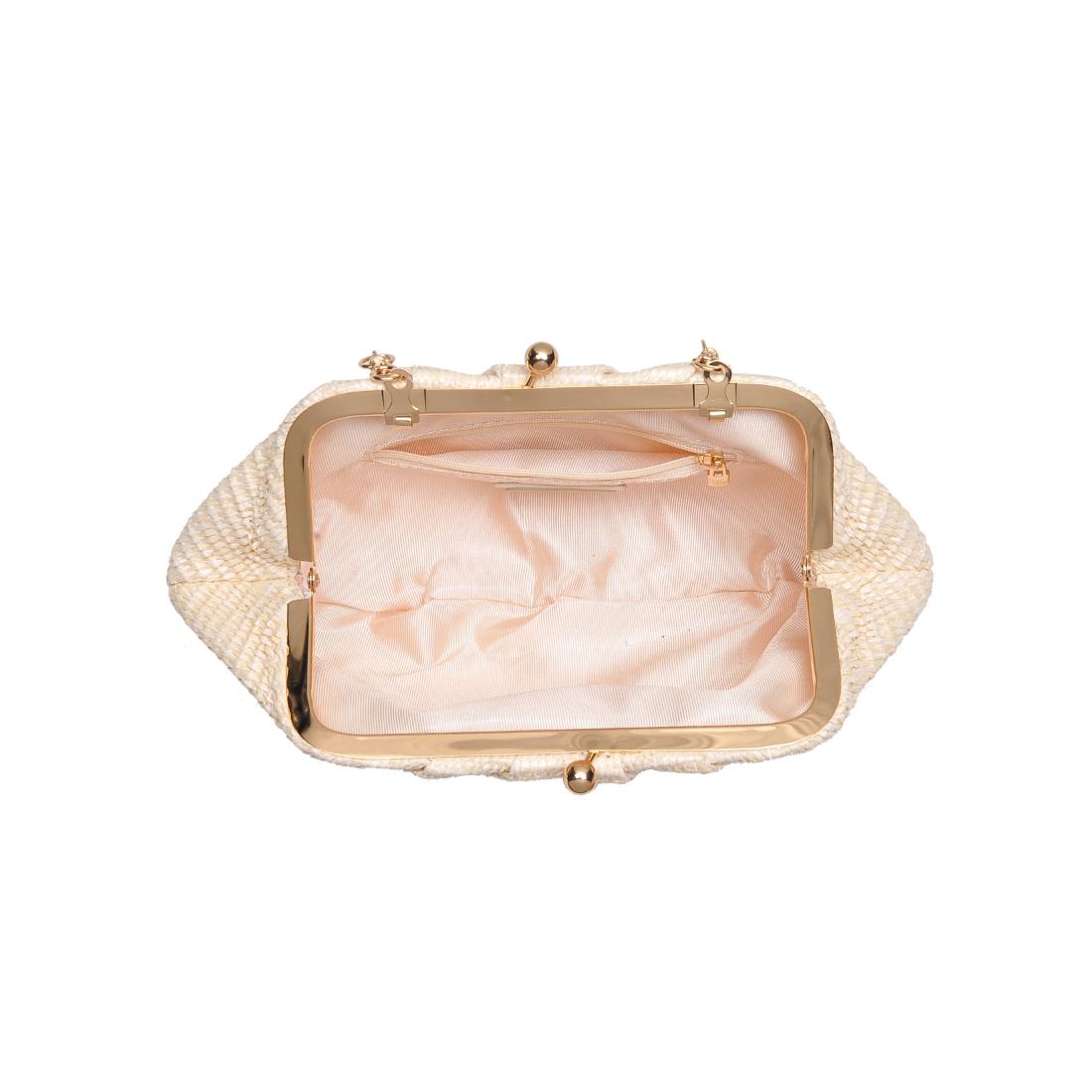 Product Image of Urban Expressions Triana Clutch 840611156518 View 8 | Ivory