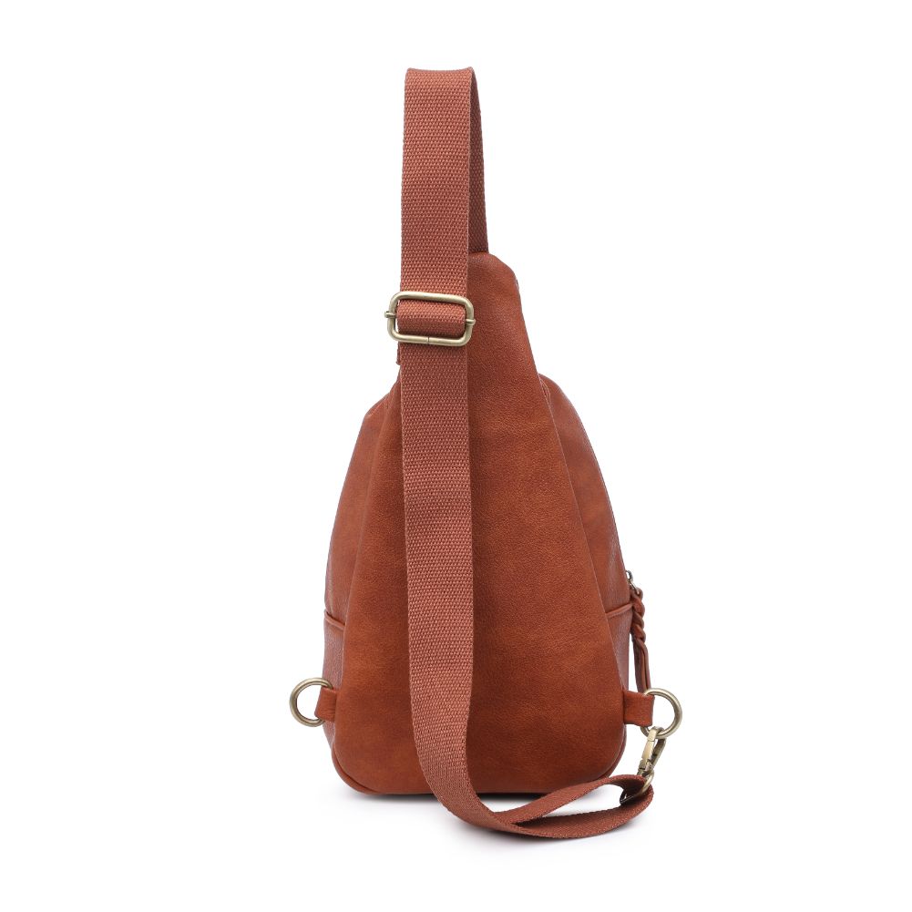 Product Image of Urban Expressions Wendall Sling Backpack 840611107220 View 7 | Tan