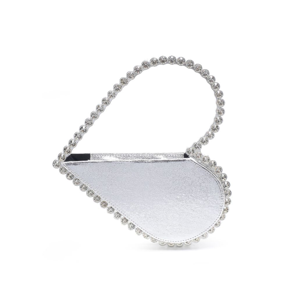 Product Image of Urban Expressions Corissa Evening Bag 840611102980 View 7 | Silver