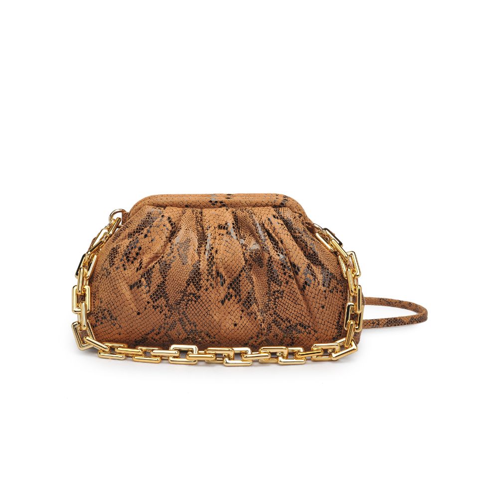 Product Image of Urban Expressions Cassie Clutch 840611174970 View 5 | Camel