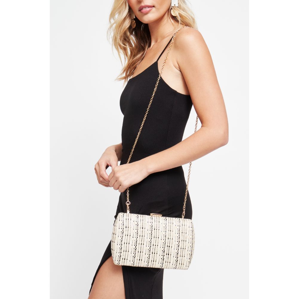 Woman wearing Black Multi Sol and Selene Nashville Evening Bag 840611179968 View 2 | Black Multi