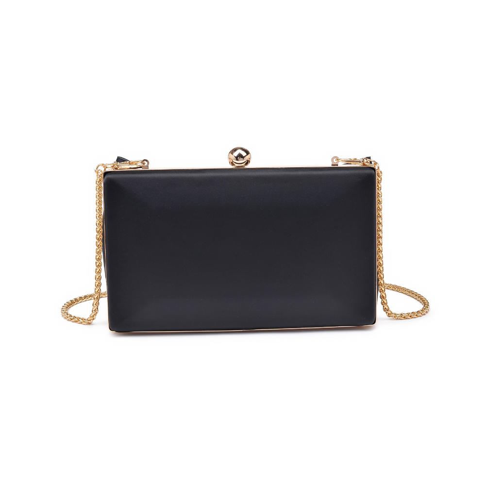 Product Image of Urban Expressions Belle Evening Bag 840611135742 View 7 | Black