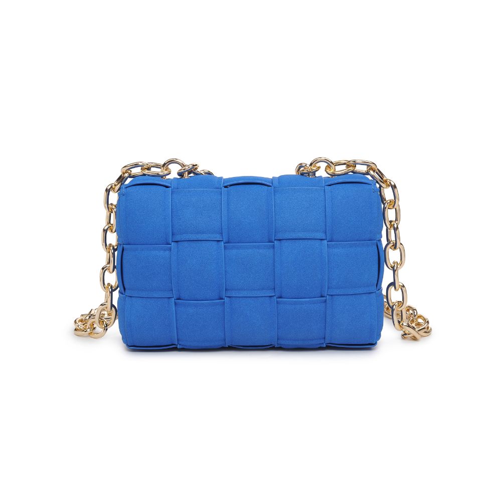 Product Image of Urban Expressions Ines Suede Crossbody 840611100542 View 7 | Cobalt