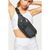 Woman wearing Black Urban Expressions Lottie Belt Bag 840611177704 View 1 | Black