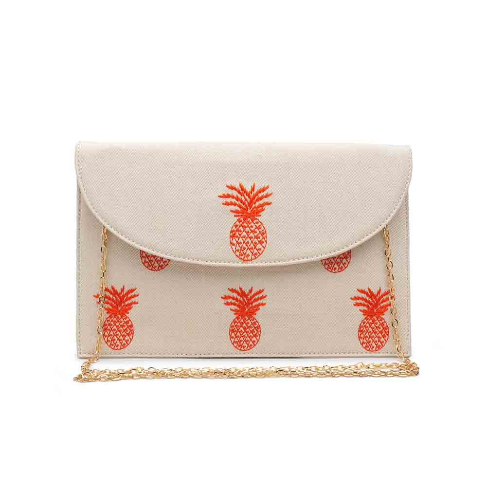 Product Image of Urban Expressions Daiquiri Clutch NA-840611146847 View 1 | Pineapple