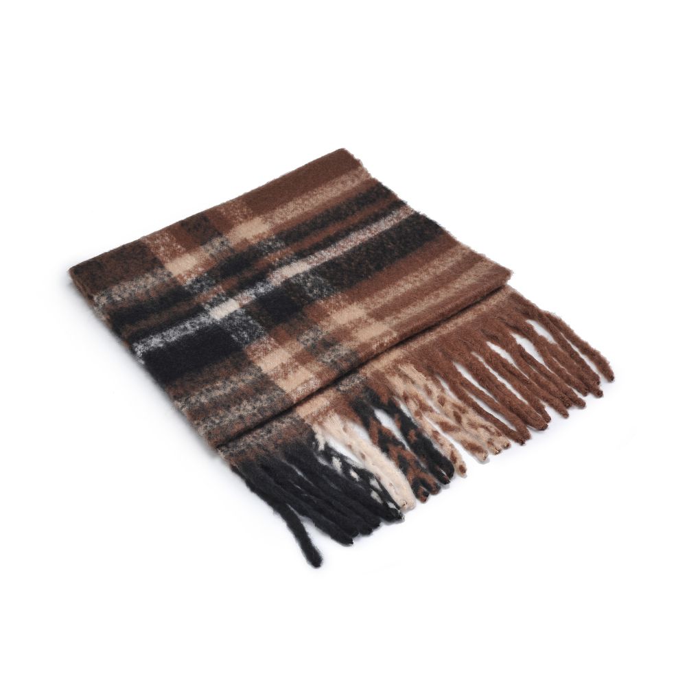 Product Image of Urban Expressions Shaun Scarves 840611116444 View 8 | Black Brown