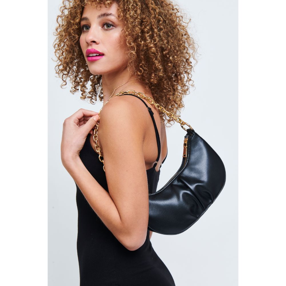 Woman wearing Black Urban Expressions Paige Crossbody 840611179685 View 2 | Black