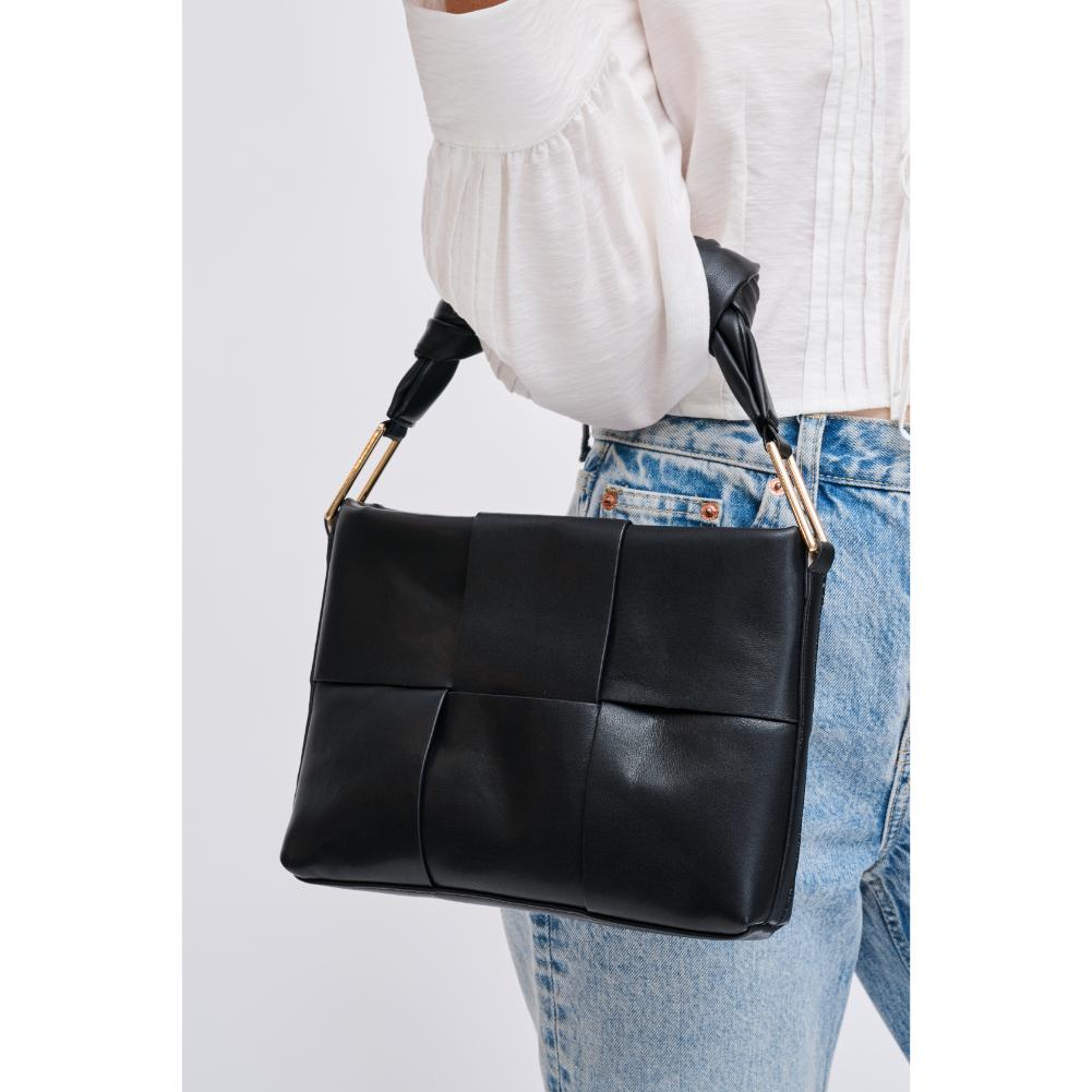 Woman wearing Black Urban Expressions Jane Crossbody 840611123749 View 4 | Black