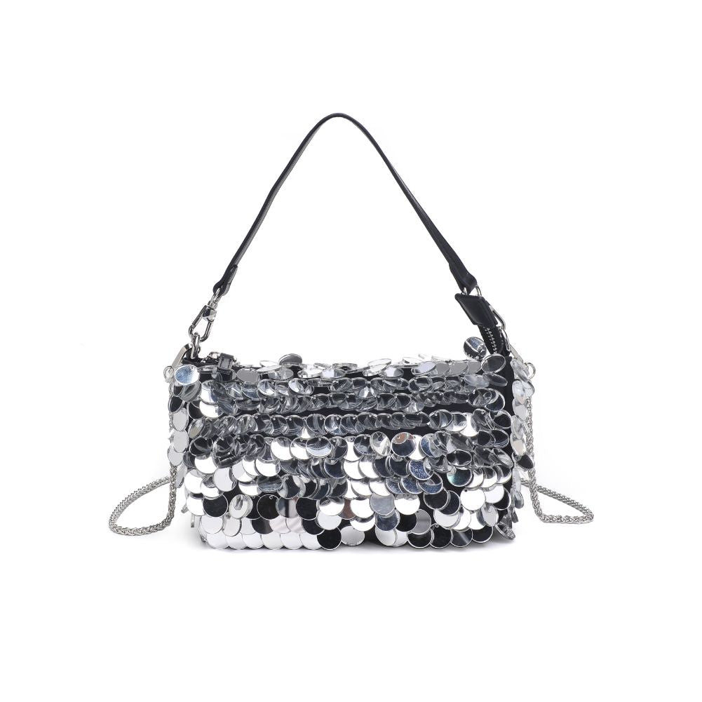 Product Image of Urban Expressions Twiggy Evening Bag 840611110114 View 5 | Silver