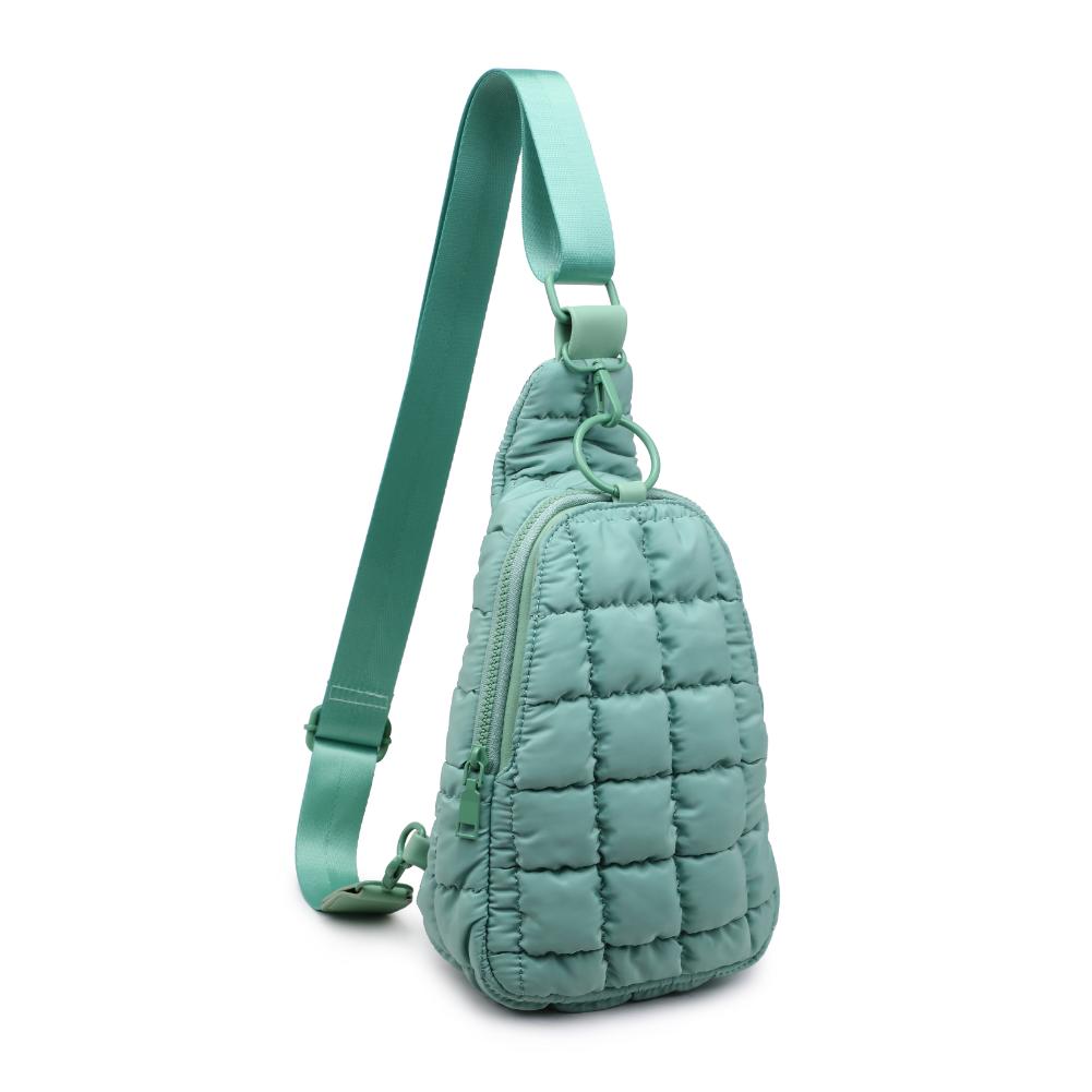 Product Image of Urban Expressions Bristol Sling Backpack 840611128362 View 6 | Pistachio