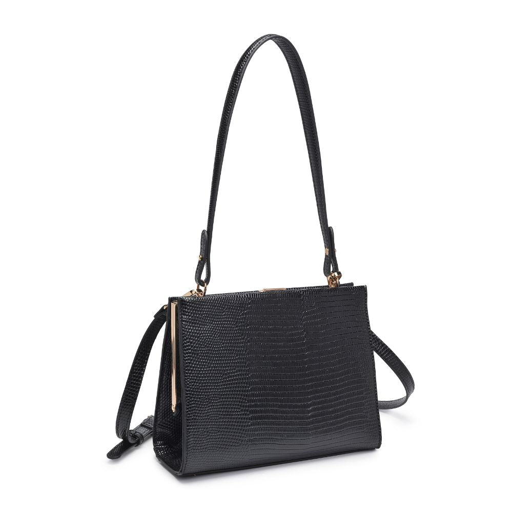 Product Image of Urban Expressions Deloris Shoulder Bag 840611185105 View 6 | Black