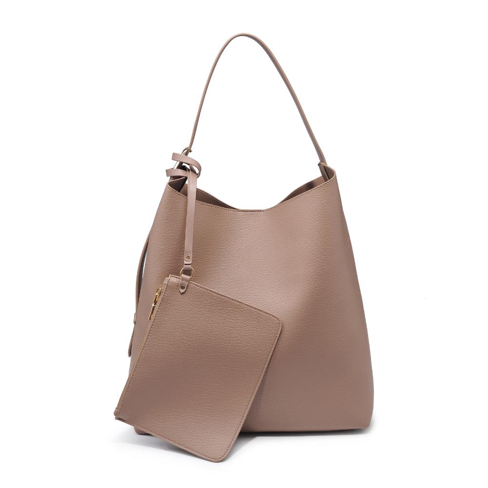 Product Image of Urban Expressions Zelda Hobo 840611139207 View 5 | Taupe