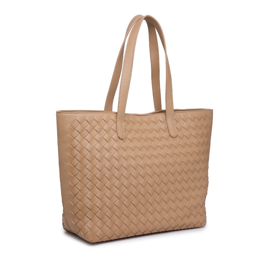 Product Image of Urban Expressions Valencia - Woven Tote 840611101631 View 6 | Camel